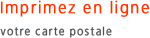 Imprimer en ligne votre carte postale